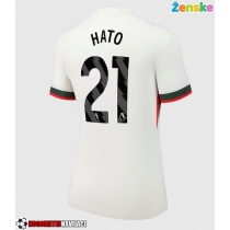 Ženske Nogometnih dresov Chelsea Jorrel Hato #21 Gostujoči 2025-26 Kratki rokavi